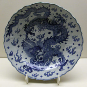 Porcelaine bleu et blanc de la dynastie Ming